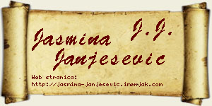 Jasmina Janješević vizit kartica